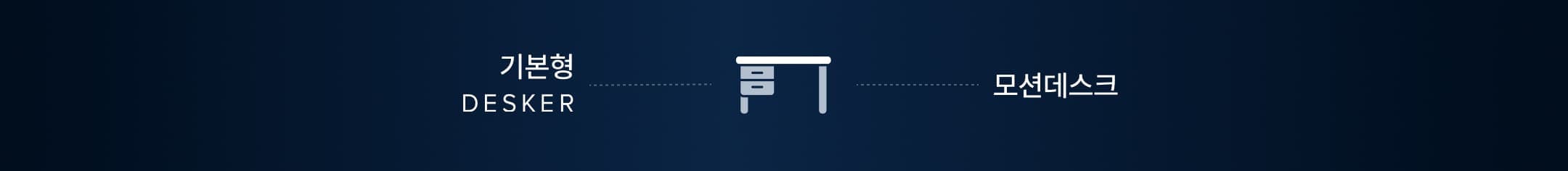 기본형 DESKER or 모션데스크