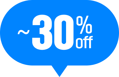 ~ 30% OFF