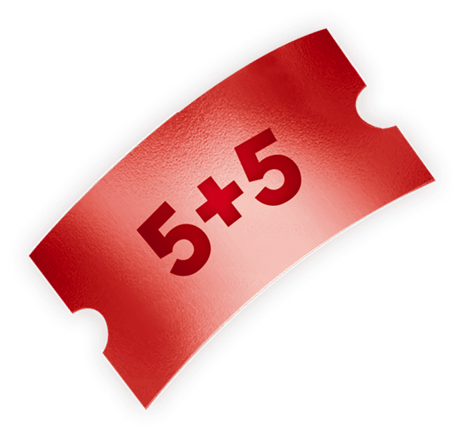 5+5