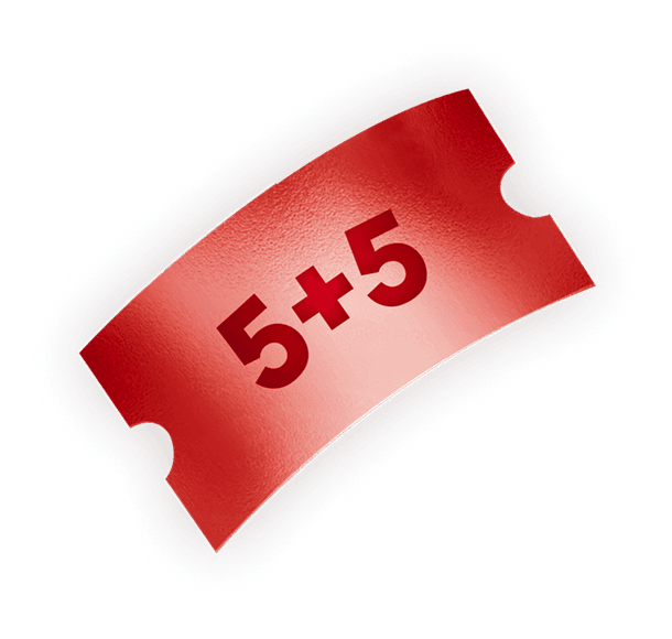 5+5