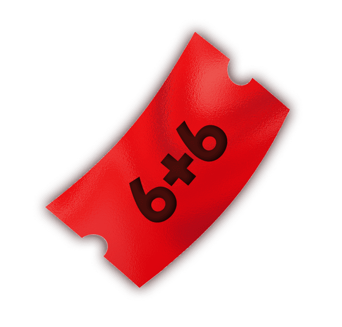 6+6